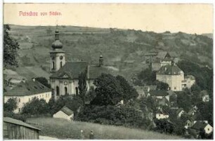 Petschau. Blick auf Petschau von Süden