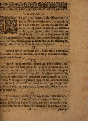 Disputatio juridica de remediis & auxiliis, quibus sententiae et processus, qui dicuntur nulli, ab hoc vitio purgari, defendi, et consolidari possint