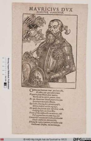 Bildnis Moritz, Herzog (1547 Kurfürst) von Sachsen (reg. 1541-53)