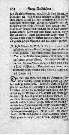 Jurisprudentia heurematica. P.I.II.