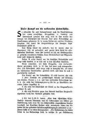 Unser Kampf um die nationalen Bodenschätze