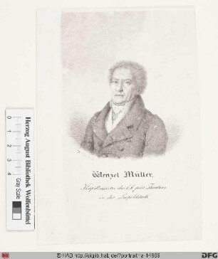 Bildnis Wenzel Müller