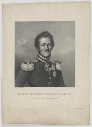 Bildnis des August Friedrich Wilhelm Heinrich, Prinz von Preussen