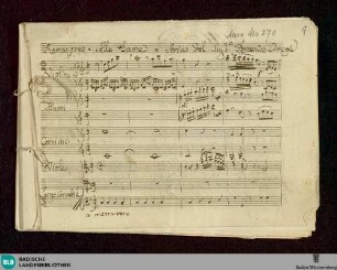 Giunio Bruto. Excerpts - Don Mus.Ms. 271 : T, orch