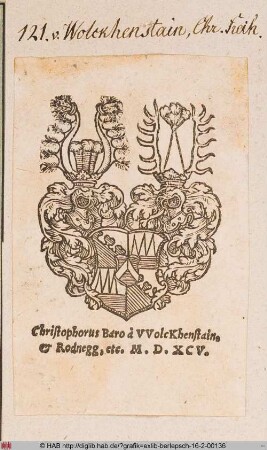 Wappen des Christof von Wolckenstein
