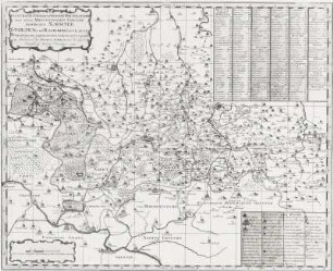 Accurate Geographische Delineation derer zu dem Meissnischen Creisse gehörigen Aemmter Stolpen und Radeberg mit Lausiz...(ca. 1:125 000)