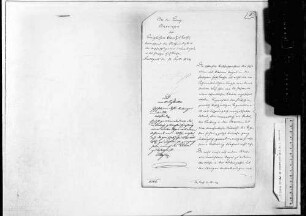 Personal und Miszellen (1834-1849)