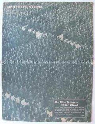 Proletarische Wochenzeitschrift "Der Rote Stern" u.a. über die Rote Armee in der UdSSR