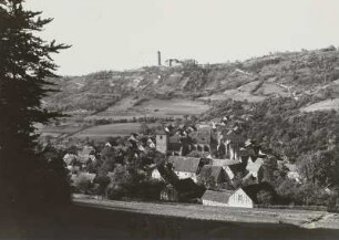 Jena-Ziegenhain, Stadtansicht : Jena-Ziegenhain. Stadtansicht mit Fuchsturm