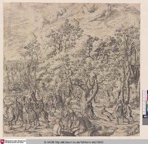 [Die Jagd der Prinzessin Margarethe von Parma; Princess Margaret of Parma hunting]