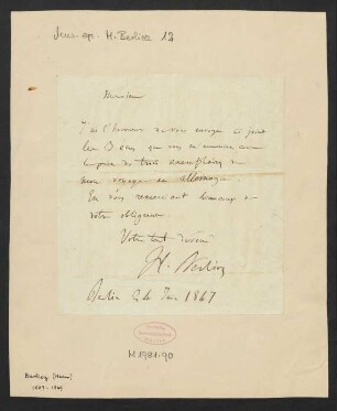 Brief an Unbekannt : 24.06.1847