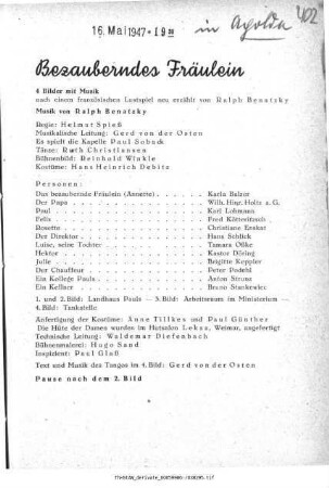 Bezauberndes Fräulein
