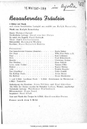 Bezauberndes Fräulein