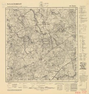 1696 (alte Nr.: 410) Kanitz, Topographische Karte 1:25000 (4cm - Karte)