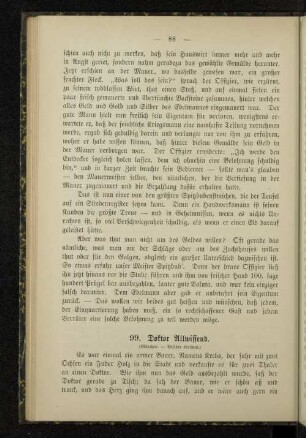 99. Doktor Allwissend.