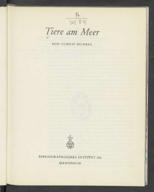 Tiere am Meer