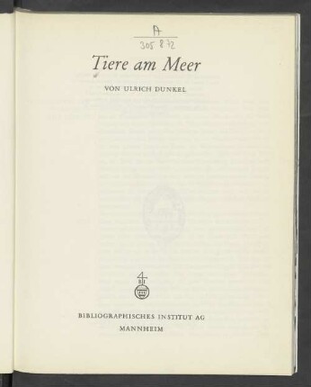 Tiere am Meer