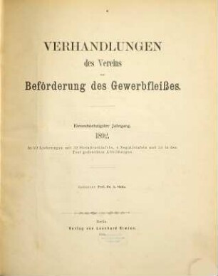 Verhandlungen des Vereins zur Beförderung des Gewerbfleißes, 71. 1892