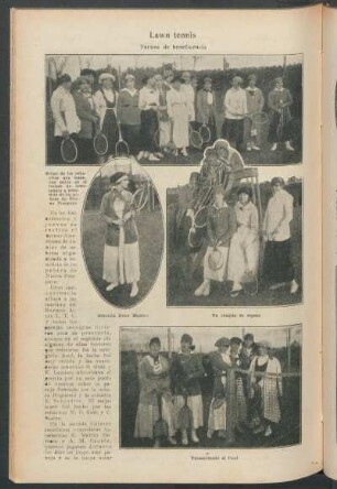 Lawn tennis : Torneo de beneficencia
