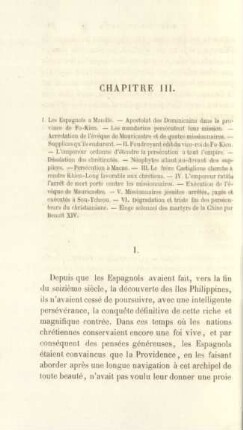 Chapitre III. I. Les Espagnols à Manille ...