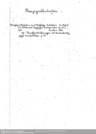 Kriegsgesellschaften