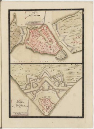 Pianta della Fortezza di Prevesa Dissegnata con le nuove Fortificationi