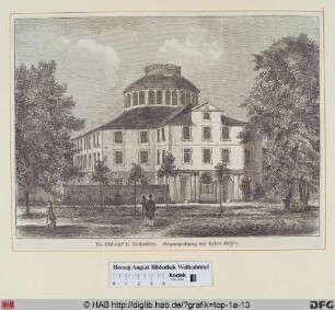 Die Bibliothek in Wolfenbüttel.
