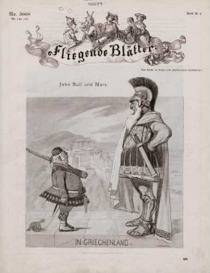 "John Bull und Mars. In Griechenland"