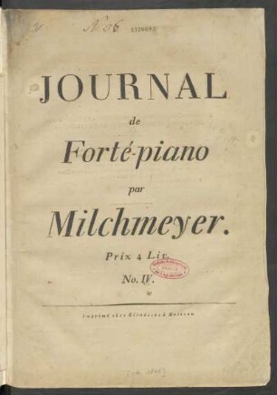 No. 4: Journal de Forté-piano