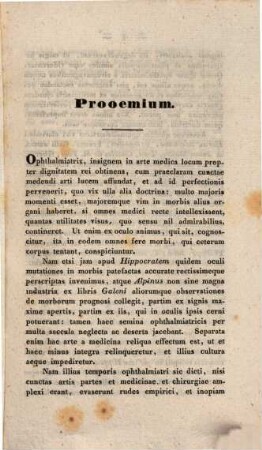 Ophthalmiatrix praecipue ad ceterum corporis organismum spectans : dissertatio inauguralis