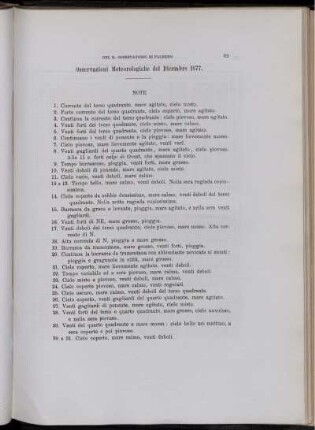 Osservazioni Meteorologiche del Dicembre 1877.