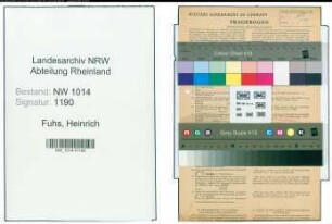 Entnazifizierung Heinrich Fuhs , geb. 18.08.1909 (Arbeiter)