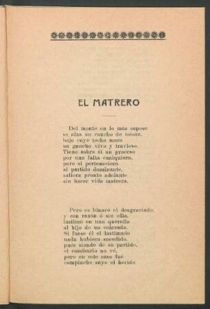 El matrero