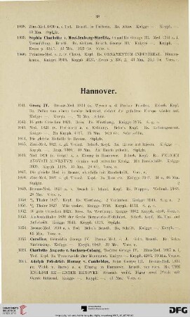 Hannover (Nr. 1041-1228)
