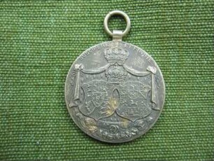 Gedenk-Medaille: Vermählung Prinz Ernst August und Prinzessin Viktoria Luise 1913