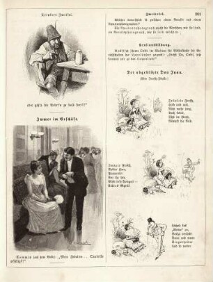 "Trinkers Zweifel" "Immer im Geschäft" "Der abgeblitzte Don Juan"