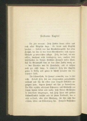 Siebentes Kapitel