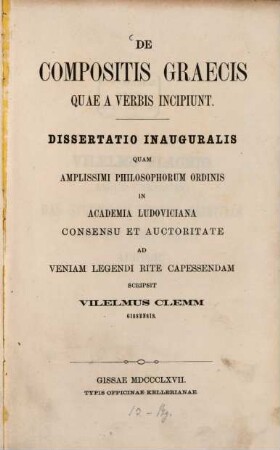De compositis Graecis quae a verbis incipiunt