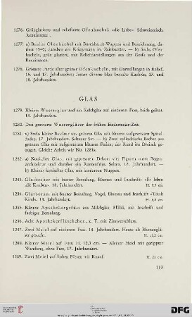 Glas (Nr. 1279-1319)