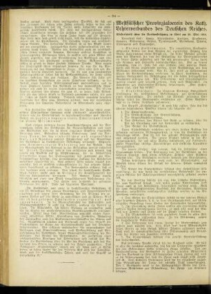 Westfälischer Provinzialverein des Kath. Lehrerverbandes des Deutschen Reiches : Niederschrift über die Vorstandssitzung in Werl am 20. Mai 1916