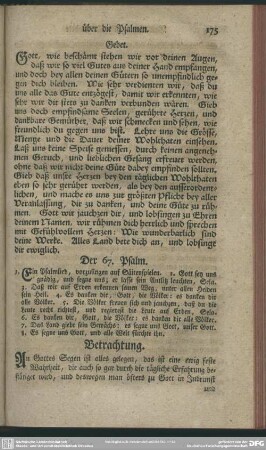 Der 67. Psalm