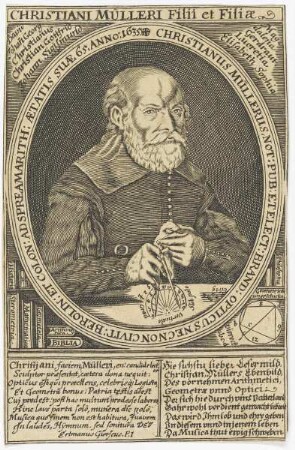 Bildnis des Christianianus Müllerus