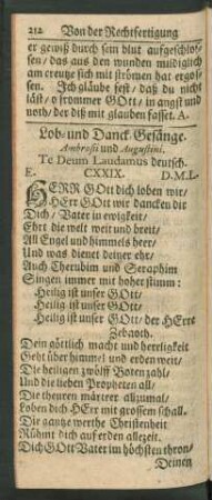 Lob- und Danck-Gesänge.