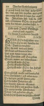 Lob- und Danck-Gesänge.