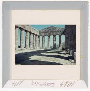 Segeste: Tempel, Inneres (Foto 1965)