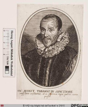 Bildnis Jacques-Auguste de Thou (lat. Thuanus)