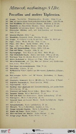 Mittwoch, nachmittags 3 Uhr (Nr. 386-643)