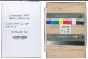 Entnazifizierung Karl Dornbusch , geb. 07.07.1911 (Angestellter)
