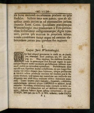 5-14, I. Corpus Juris Wurtembergici