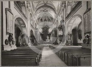 Langhaus der katholischen Pfarrkirche Schömberg